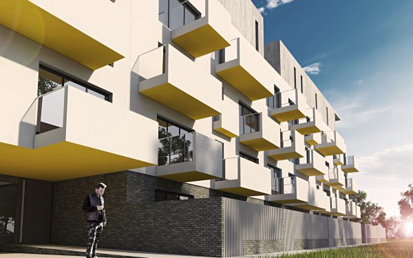 Osiedle mieszkaniowe wielorodzinne przy ul. Dożynkowej we Wrocławiu