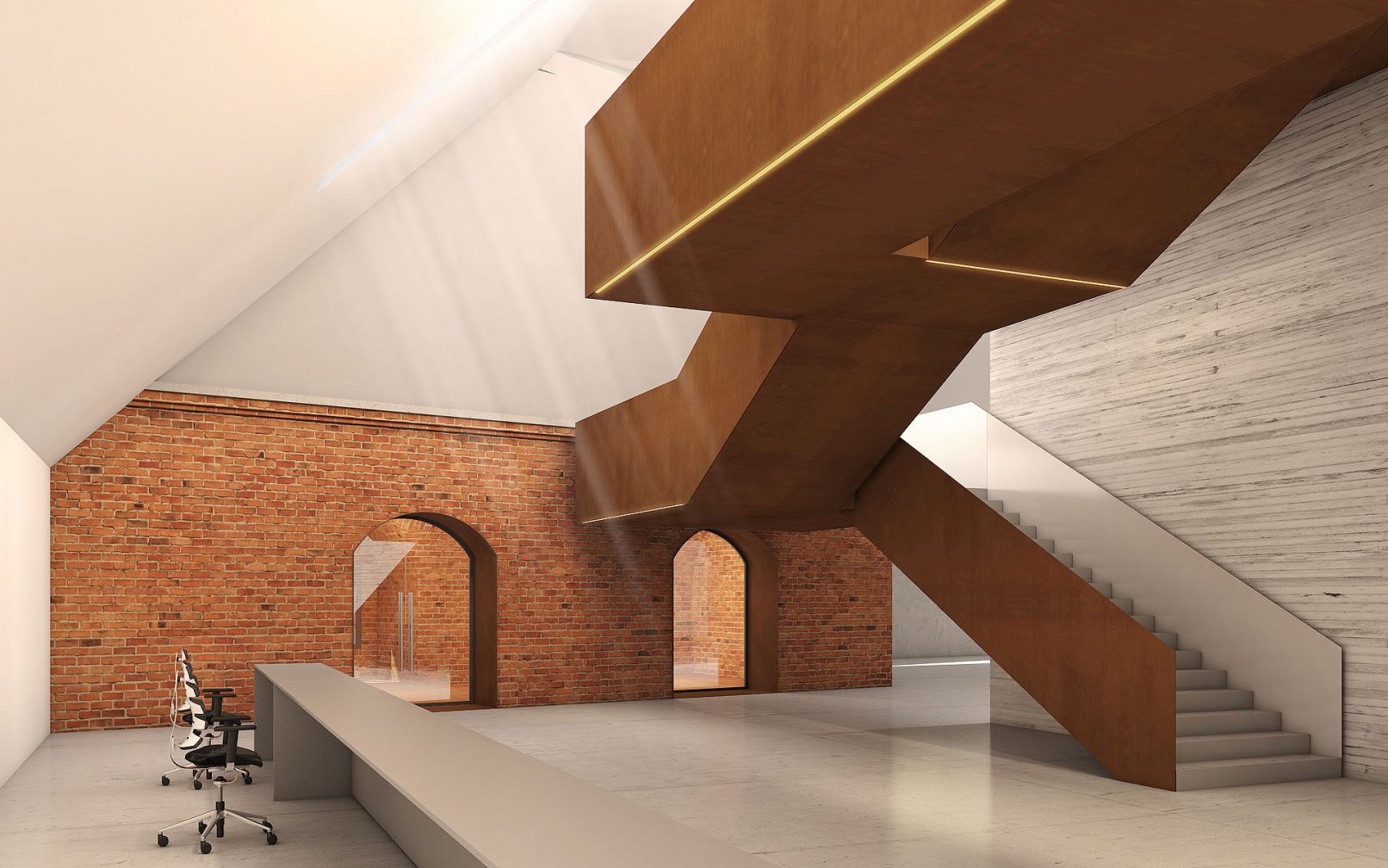 Redita Napoleońska w Gdańsku - Wnętrze nowej części