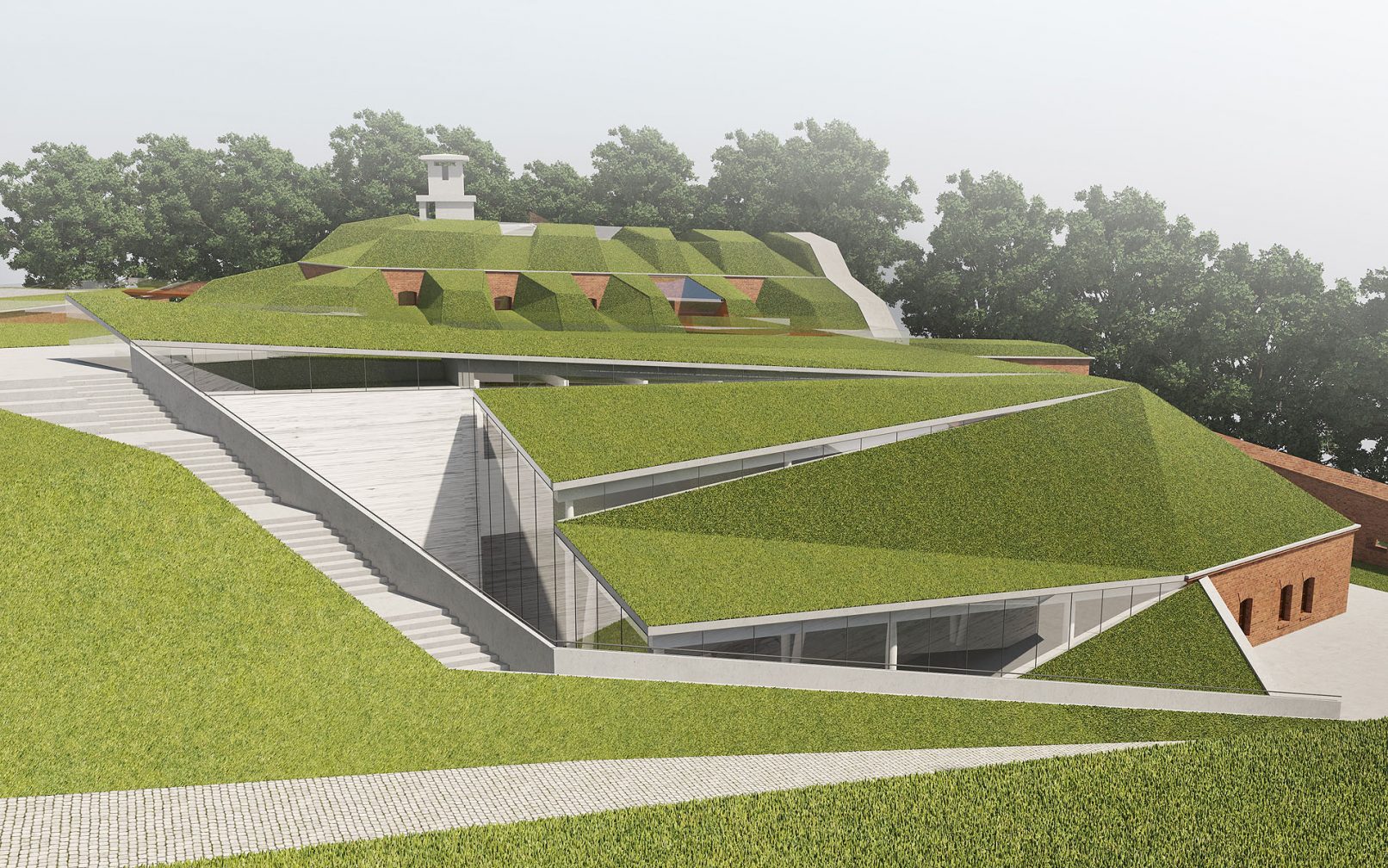 Redita Napoleońska w Gdańsku - widok z gór