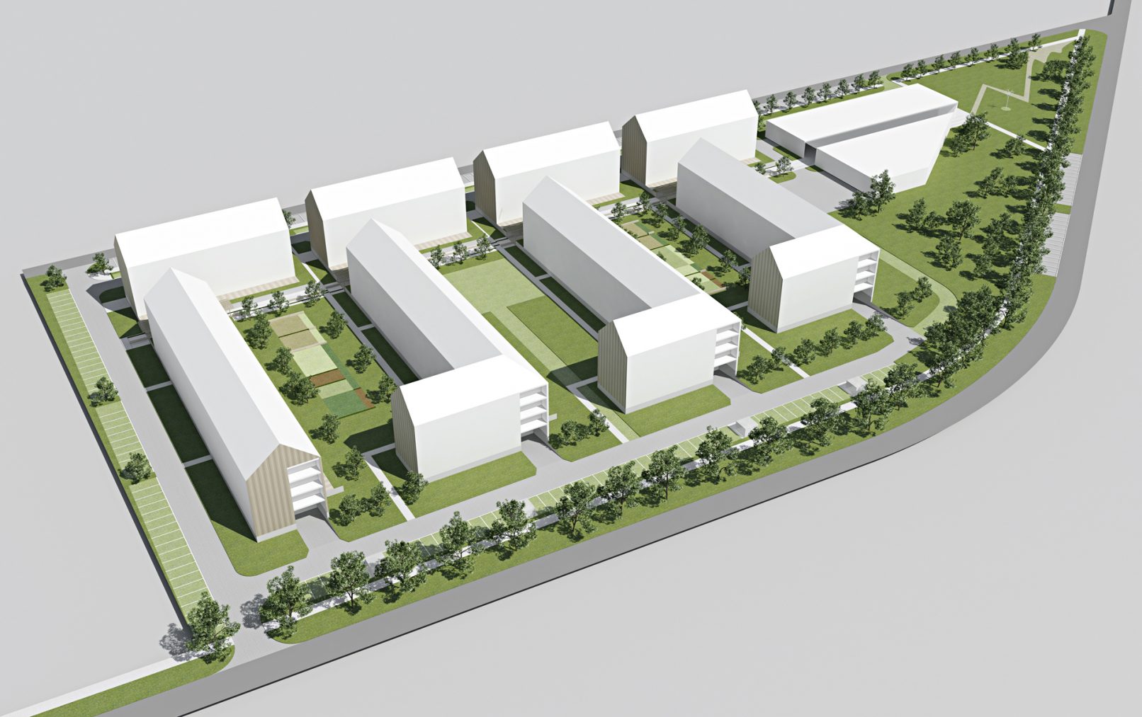 Osiedle mieszkaniowe przy ul. Zatorskiej we Wrocławiu