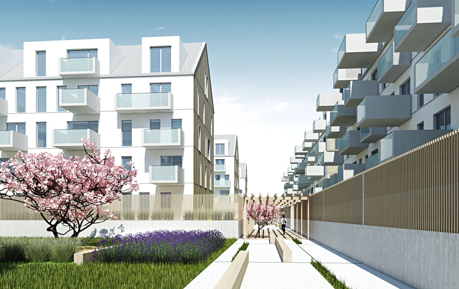 Osiedle mieszkaniowe przy ul. Zatorskiej we Wrocławiu