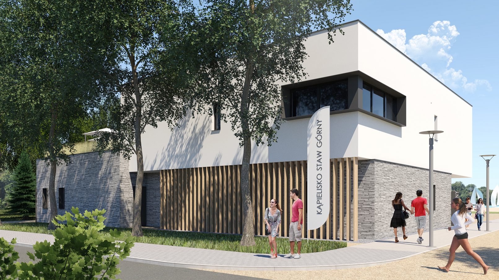 Baza sportowo-rekreacyjna, budynek A