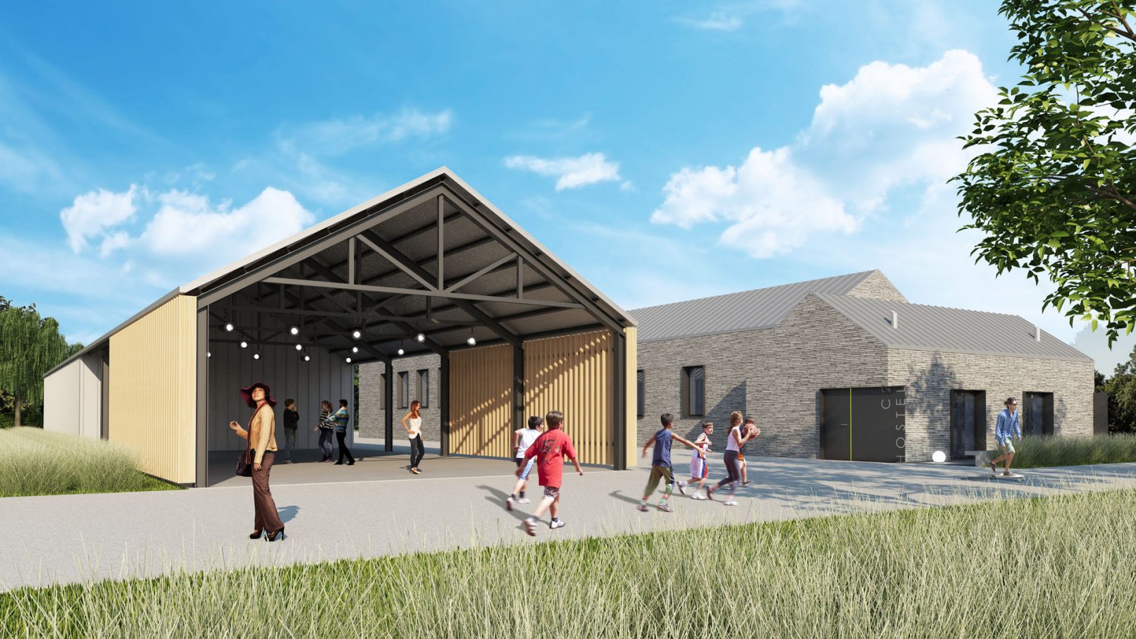 Baza sportowo-rekreacyjna, wiata