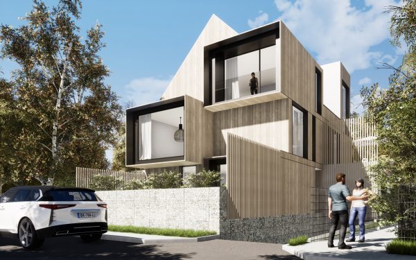 Widok elewacji frontowej