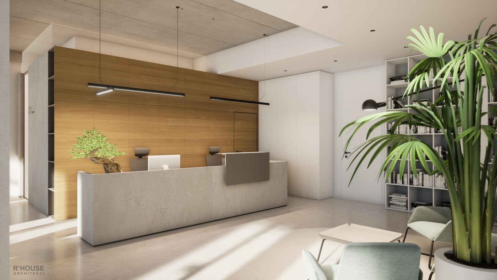 Projekt biura w biurowcu CORPO we Wrocławiu