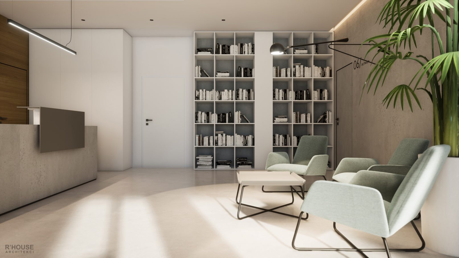 Projekt biura w biurowcu CORPO we Wrocławiu